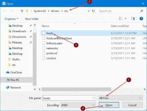 Cách chặn web bằng cách chỉnh sửa tệp Hosts trong Windows 10 -1