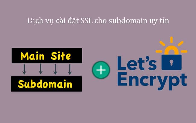 dịch vụ cài đặt SSL cho subdomain uy tín
