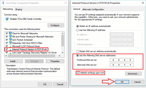 Cách đổi DNS Server trên máy tính sử dụng hệ điều hành Windows 2