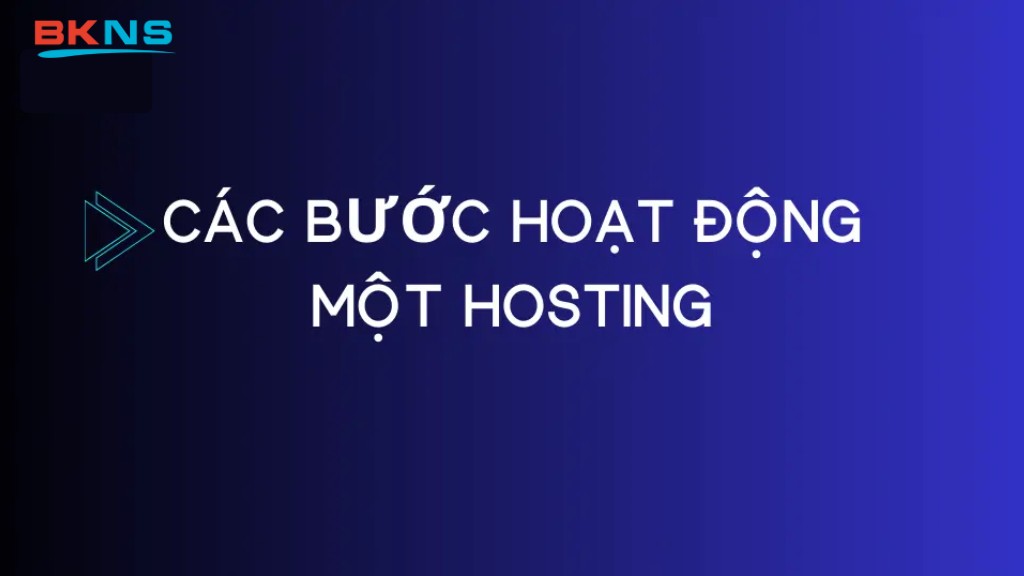 Các bước để hoạt động một Hosting