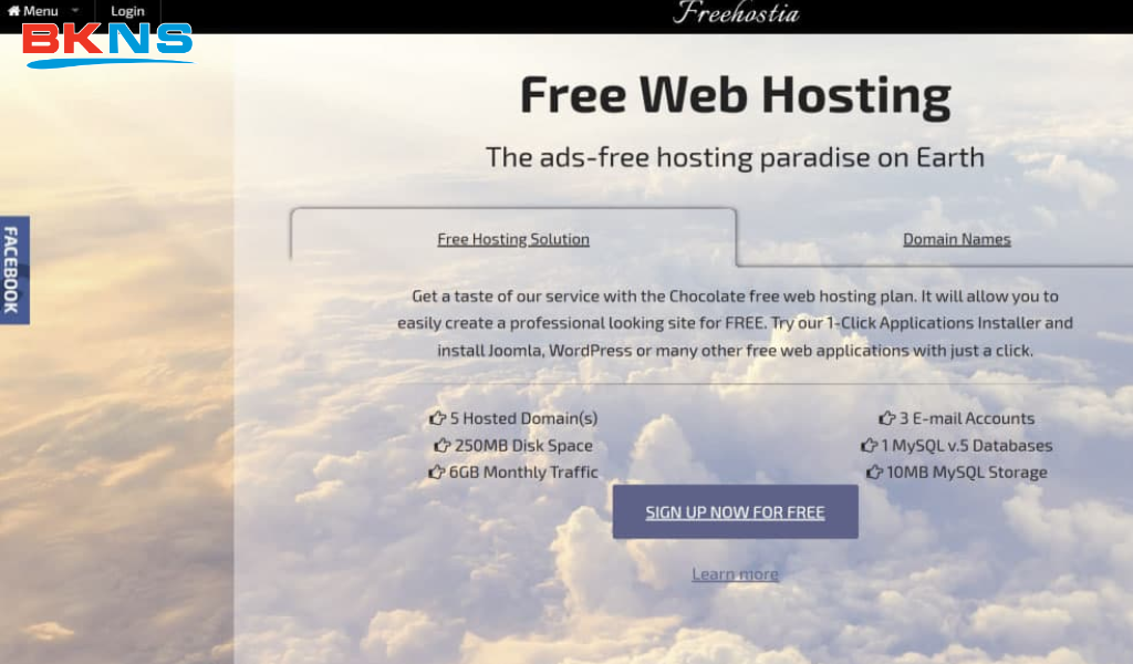 Freehostia là nhà cung cấp Hosting miễn phí