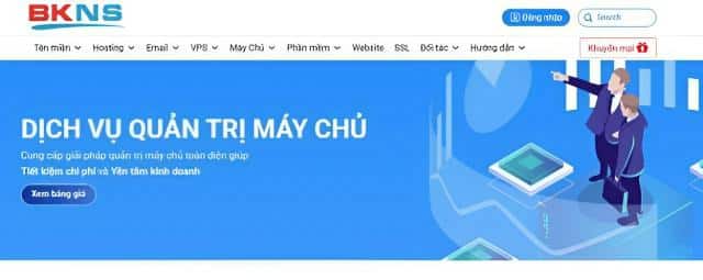 BKNS - Đơn vị cho thuê quản trị máy chủ uy tín nhất