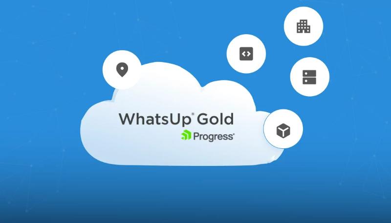 Giao diện trực quan của WhatsUp Gold giúp quản trị viên theo dõi trạng thái hệ thống