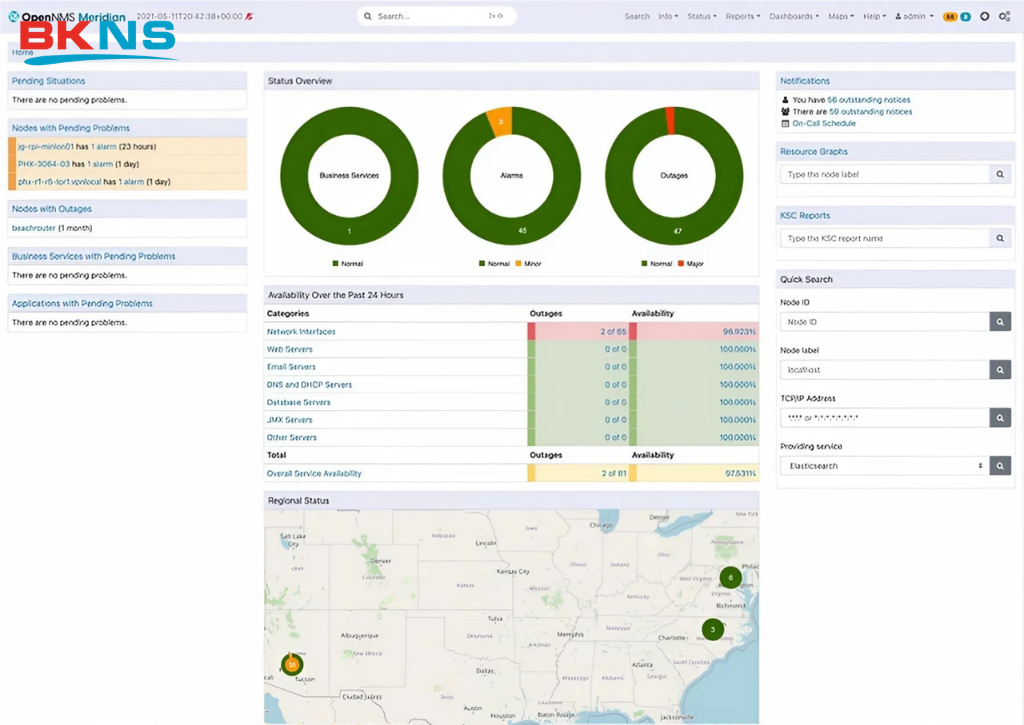 OpenNMS được xây dựng chủ yếu cho hệ điều hành Linux